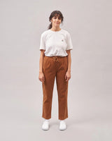 The Passenger Womens Compass Corduroy Trousers in Coconut