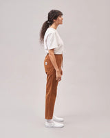 The Passenger Womens Compass Corduroy Trousers in Coconut