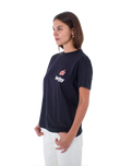 The Hurley Womens Organic Hibiscus T-Shirt in Black