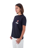 The Hurley Womens Organic Hibiscus T-Shirt in Black