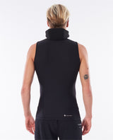 The Rip Curl Flash Bomb 0.5mm E6 Neoprene Hooded Vest in Black