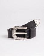 Western Belt in Black