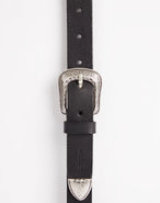 Western Belt in Black