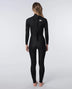 Womens Omega 4/3mm Back Zip Wetsuit in Black