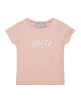 The Bob & Blossom Girls Sister T-Shirt in Blush