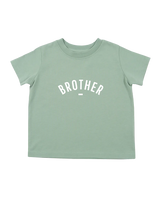 The Bob & Blossom Boys Brother T-Shirt in Sage