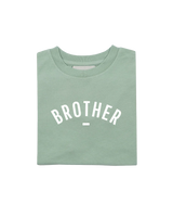 The Bob & Blossom Boys Brother T-Shirt in Sage