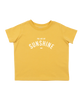 The Bob & Blossom Girls You Are My Sunshine T-Shirt in Custard