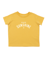 The Bob & Blossom Girls You Are My Sunshine T-Shirt in Custard