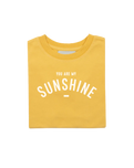 The Bob & Blossom Girls You Are My Sunshine T-Shirt in Custard