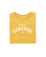 The Bob & Blossom Girls You Are My Sunshine T-Shirt in Custard