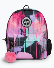 The Hype Spray Paint V2 Badge Backpack in Black