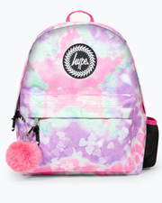 The Hype Tie Dye Star Badge Backpack in Multi