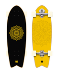 The Yow Huntington 30" Skateboard in Black & Yellow