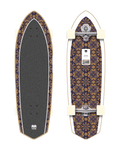 The Yow Padang Padang 34" Skateboard in Black & Brown