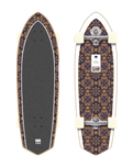 The Yow Padang Padang 34" Skateboard in Black & Brown