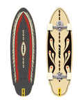 The Yow X Pukas Plan B 33.5" Skateboard in Black & Red