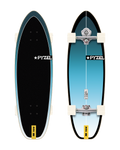 The Yow X Pyzel Shadow 33.5" Skateboard in Black & Blue