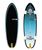 The Yow X Pyzel Shadow 33.5" Skateboard in Black & Blue