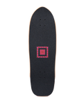 The Yow Snappers Julia Schimautz 32.5" Surfskate Skateboard in Black & Pink