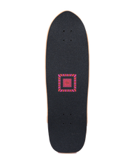 The Yow Snappers Julia Schimautz 32.5" Surfskate Skateboard in Black & Pink