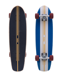 The Yow Vermont 28.5" Surf Cruiser Skateboard in Blue & White