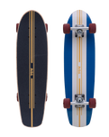 The Yow Vermont 28.5" Surf Cruiser Skateboard in Blue & White