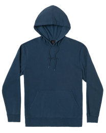 The RVCA Mens Tonally Fleece Hoodie in Peacock