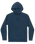 The RVCA Mens Tonally Fleece Hoodie in Peacock