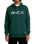 The RVCA Mens Big RVCA Hoodie in Hunter Green