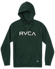 The RVCA Mens Big RVCA Hoodie in Hunter Green