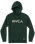 The RVCA Mens Big RVCA Hoodie in Hunter Green