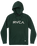 The RVCA Mens Big RVCA Hoodie in Hunter Green