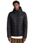 The Element Mens Alder Fundamental Jacket in Flint Black