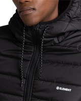 The Element Mens Alder Fundamental Jacket in Flint Black