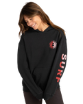 The Billabong Womens You Are Here Hoodie in Black