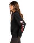 The Billabong Womens You Are Here Hoodie in Black