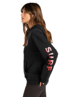 The Billabong Womens You Are Here Hoodie in Black