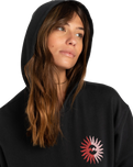 The Billabong Womens You Are Here Hoodie in Black