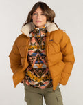 Adventure Division January Puffa Jacket in Inca Gold