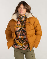 Adventure Division January Puffa Jacket in Inca Gold