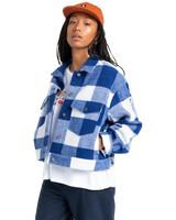 The Element Womens Craft Trucker Jacket in Buffalo Blue