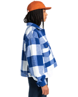 The Element Womens Craft Trucker Jacket in Buffalo Blue