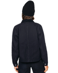 The RVCA Womens Recession Chore Jacket in True Black