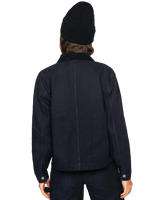 The RVCA Womens Recession Chore Jacket in True Black