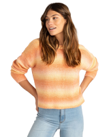 The Billabong Womens Over The Rainbow Jumper in Caramel