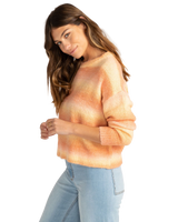 The Billabong Womens Over The Rainbow Jumper in Caramel