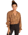 The Billabong Womens Indian Summer Shirt in Animal