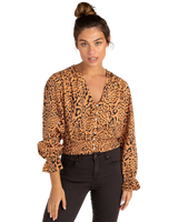 The Billabong Womens Indian Summer Shirt in Animal