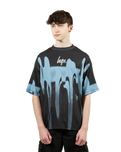 The Hype Boys Boys Blur Paint T-Shirt in Blue